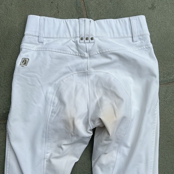 ROMFH White Riding Pants/Show Breeches - Picture 5 of 7